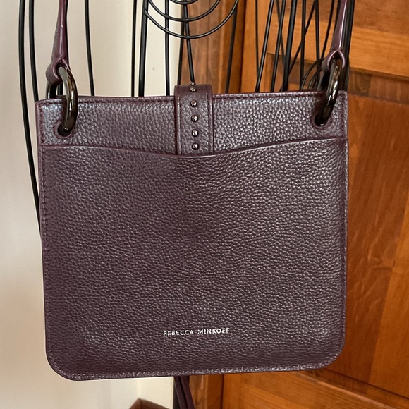 REBECCA MINKOFF-CURRANT-MEGAN MINI FEED WITH STUDS-CROSSBODY BAG-LEATHER- - Picture 4 of 7